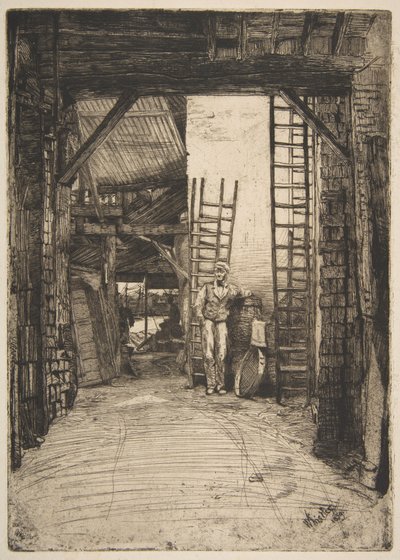 Vápeník (W. Jones, vápeník, Thames Street) od James McNeill Whistler