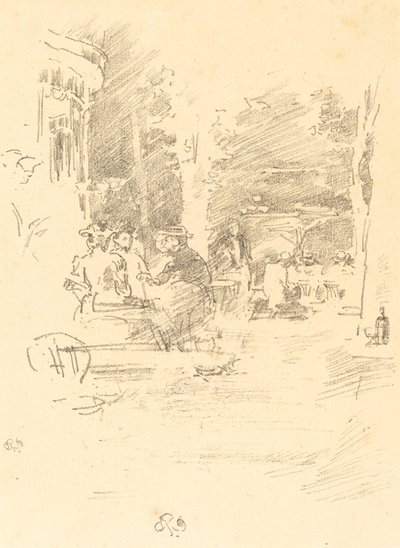 Malá kavárna v Bois od James Abbott McNeill Whistler