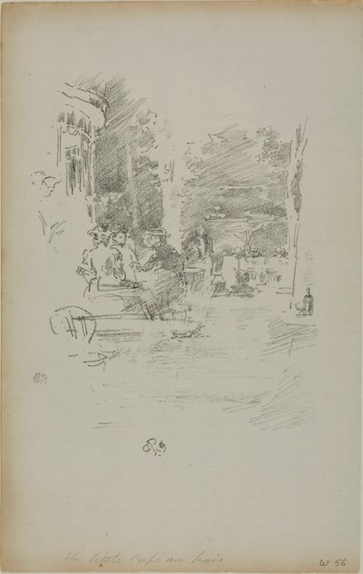 Malá kavárna v Bois od James McNeill Whistler