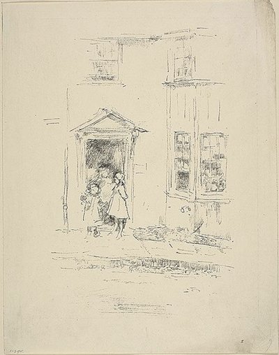 The Little Doorway, Lyme Regis od James Abbott McNeill Whistler