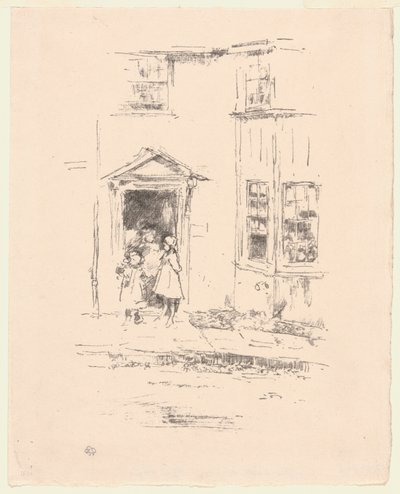The Little Doorway, Lyme Regis od James Abbott McNeill Whistler
