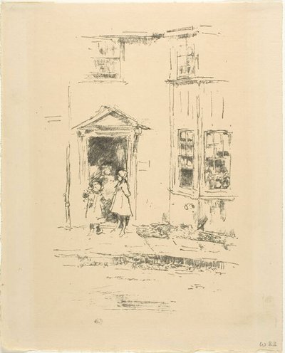 The Little Doorway, Lyme Regis od James McNeill Whistler