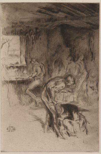 The Little Forge, Liverpool od James Abbott McNeill Whistler