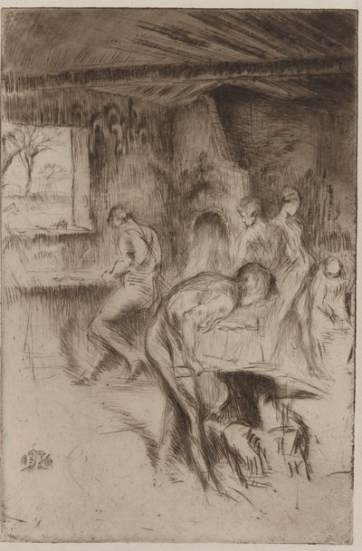 The Little Forge, Liverpool od James Abbott McNeill Whistler