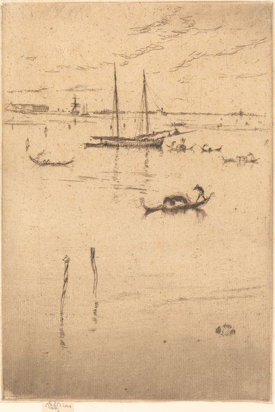 The Little Lagoon   1241285   cs       czech Successfully Translated  Original: Gezicht op Hampton Court Palace te Londen A view of the Royal Palace of Hampton Court (title on object) Londen (series title) Translat: Gezicht op Hampton Court Palace te Londe od James Abbott McNeill Whistler