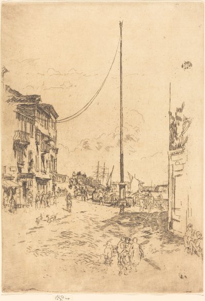 Malý stožár od James Abbott McNeill Whistler
