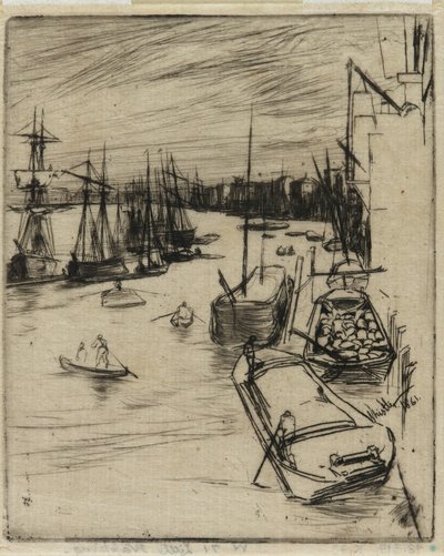 Malý Rotherhithe od James Abbott McNeill Whistler