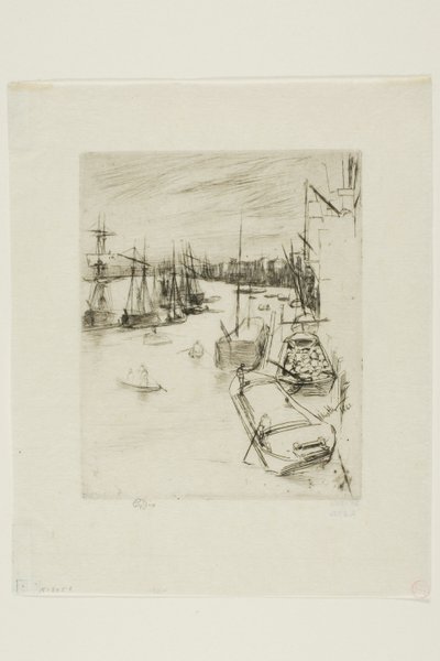 Malý Rotherhithe od James Abbott McNeill Whistler