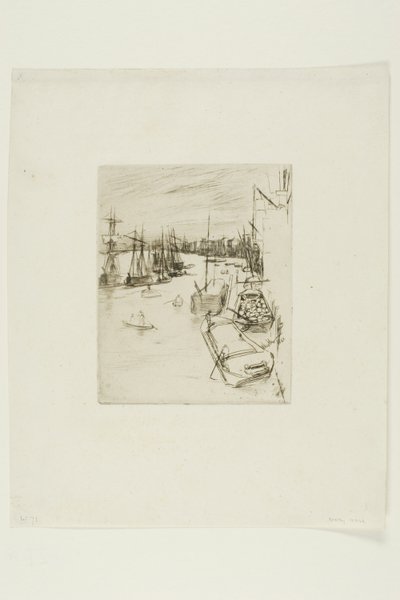 Malý Rotherhithe od James Abbott McNeill Whistler