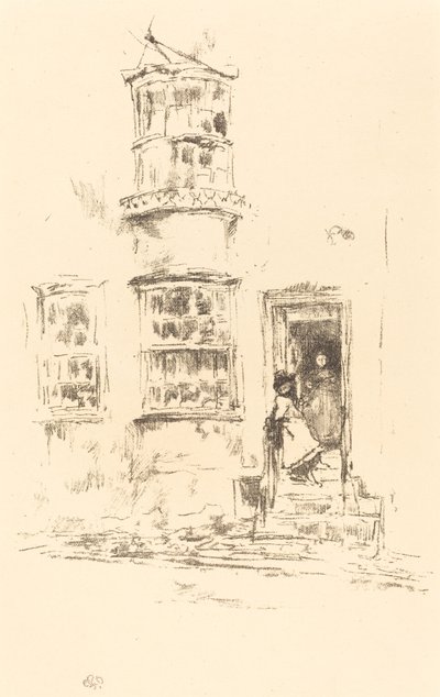 Malé kroky, Lyme Regis od James Abbott McNeill Whistler