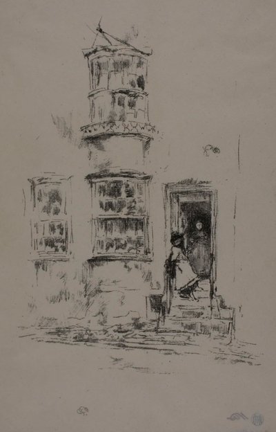 Malé kroky, Lyme Regis od James Abbott McNeill Whistler