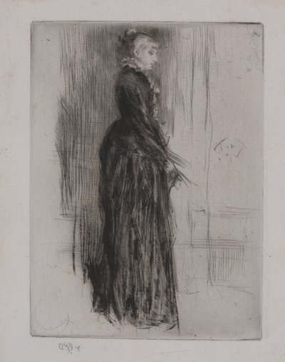 Malé sametové šaty od James McNeill Whistler