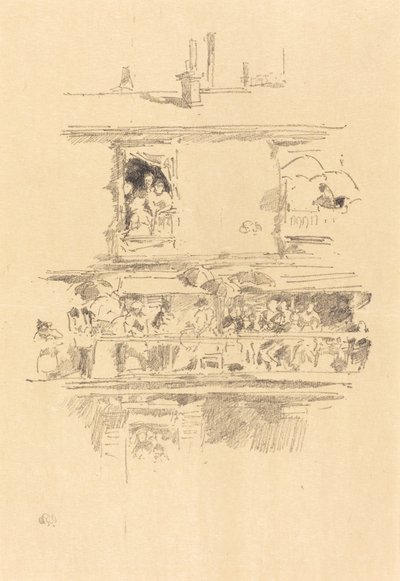 Dlouhý balkon od James Abbott McNeill Whistler