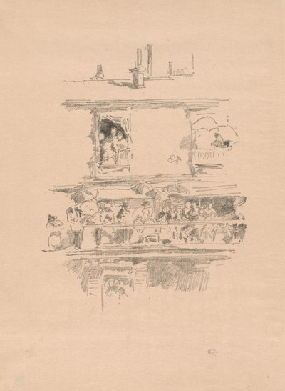 Dlouhý balkon od James McNeill Whistler