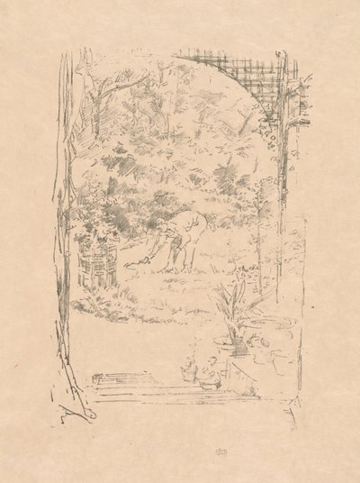 Muž se srpem od James Abbott McNeill Whistler