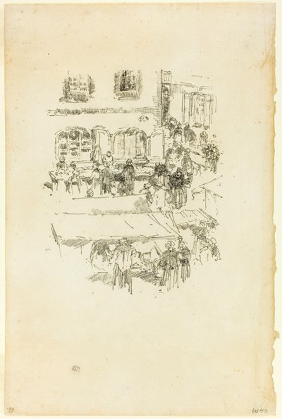 Tržiště, Vitre od James McNeill Whistler