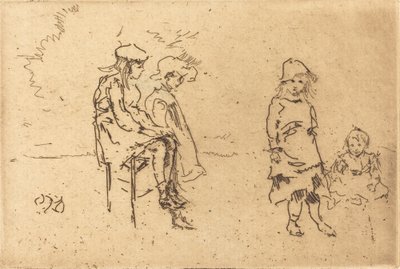 Děti Menpes od James Abbott McNeill Whistler