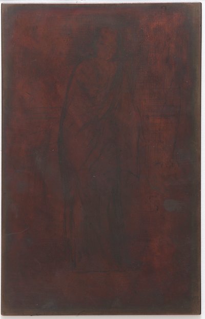 Odpočinek modelu: Tisková deska/blok od James Abbott McNeill Whistler