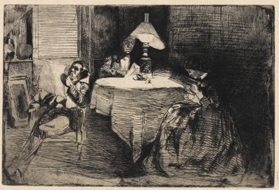 Hudební místnost od James Abbott McNeill Whistler