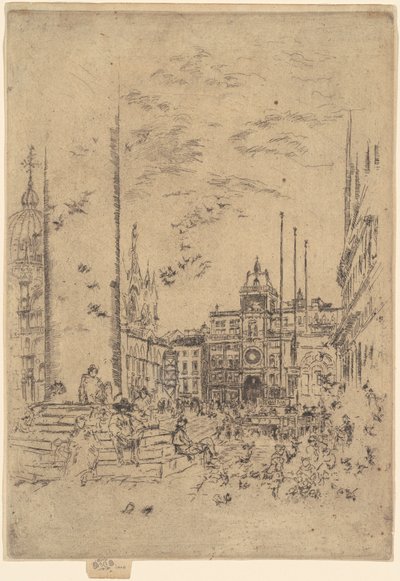 Piazzetta od James Abbott McNeill Whistler
