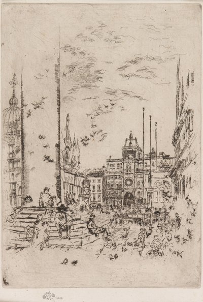 Piazzetta od James Abbott McNeill Whistler
