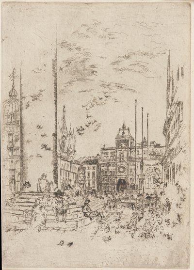 Piazzetta od James Abbott McNeill Whistler