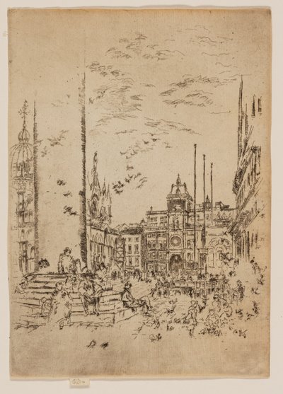 Piazzetta od James Abbott McNeill Whistler