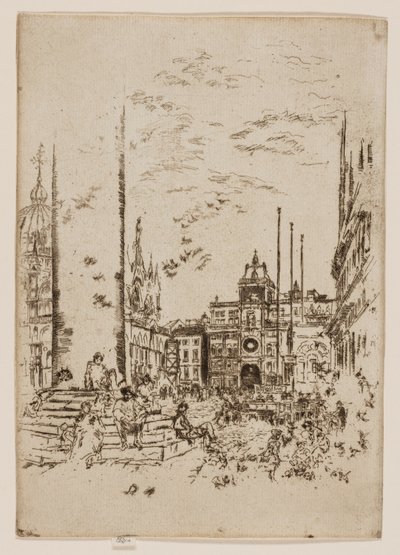Piazzetta od James Abbott McNeill Whistler