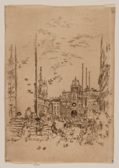 Piazzetta od James McNeill Whistler