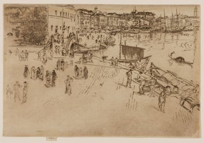 Riva od James Abbott McNeill Whistler