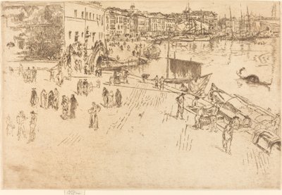 The Riva, No.I od James Abbott McNeill Whistler