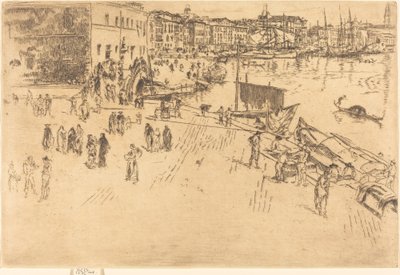 The Riva, No.I od James Abbott McNeill Whistler