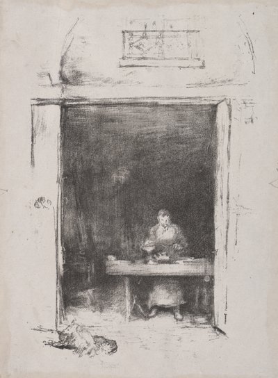 Kovář: Passage du Dragon od James McNeill Whistler