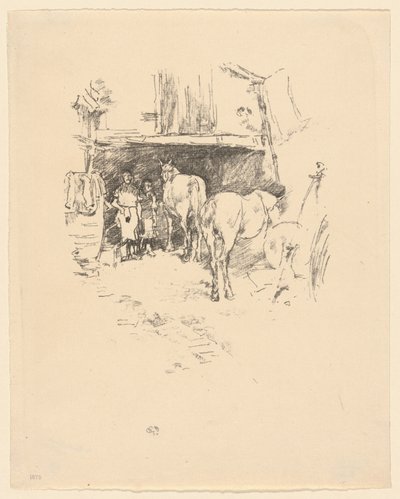 Smithův dvůr od James McNeill Whistler