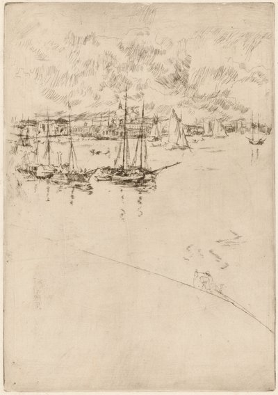 Parník, Benátky od James Abbott McNeill Whistler