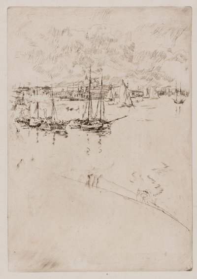 Parník, Benátky od James Abbott McNeill Whistler
