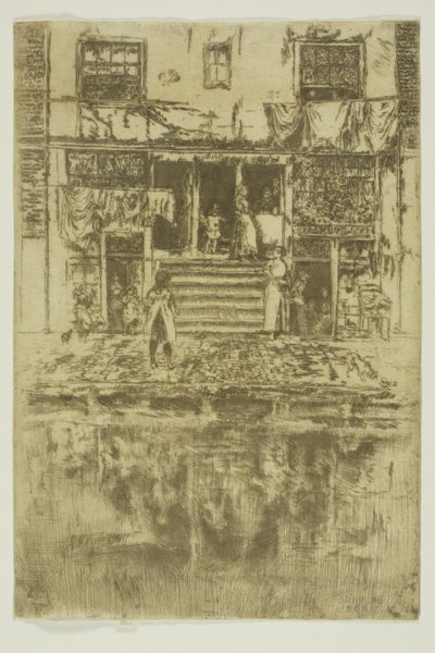 The Steps, Amsterdam od James Abbott McNeill Whistler