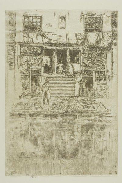 The Steps, Amsterdam od James Abbott McNeill Whistler