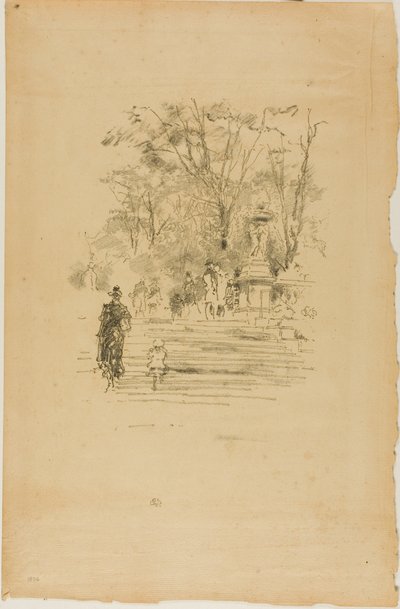 The Steps, Lucembursko od James Abbott McNeill Whistler