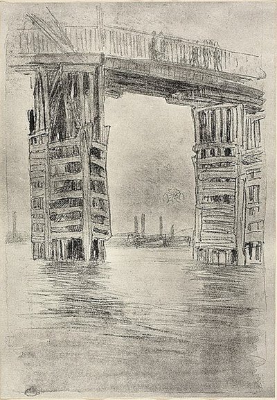 Vysoký most od James Abbott McNeill Whistler