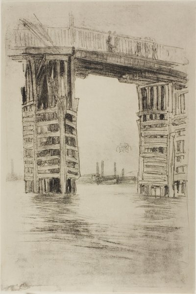 Vysoký most od James Abbott McNeill Whistler