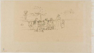 The Terrace, Lucembursko od James Abbott McNeill Whistler