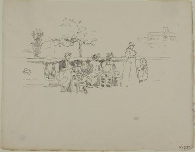 The Terrace, Lucembursko od James Abbott McNeill Whistler