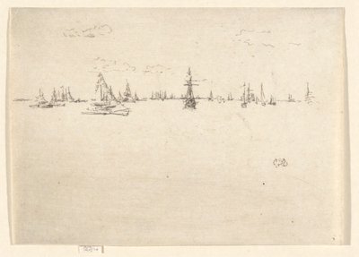 Věžová loď, z Jubilejní sady od James Abbott McNeill Whistler