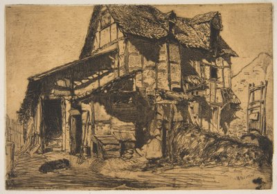 Nebezpečný nájemní dům (Stará farma) od James McNeill Whistler