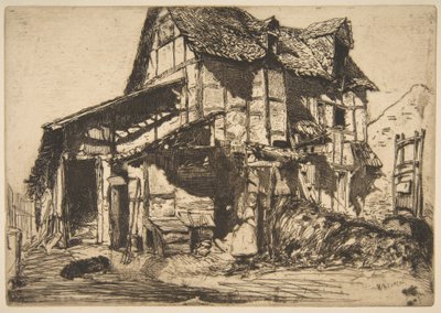 Nejistý nájemní dům (Stará farma) od James McNeill Whistler