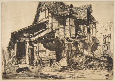 Nejistý nájemní dům (Stará farma) od James McNeill Whistler