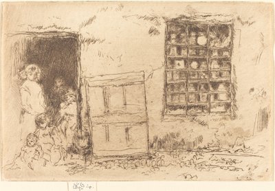 Vesnická cukrárna od James Abbott McNeill Whistler