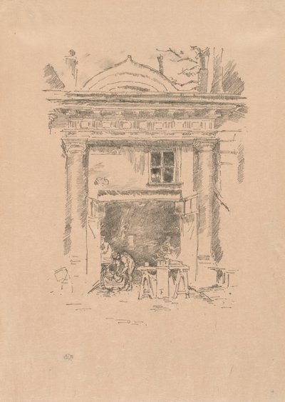 The Whitesmiths, Impasse des Carmélites od James McNeill Whistler