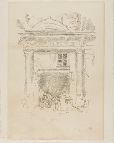 The Whitesmiths, Impasse des Carmélites od James McNeill Whistler